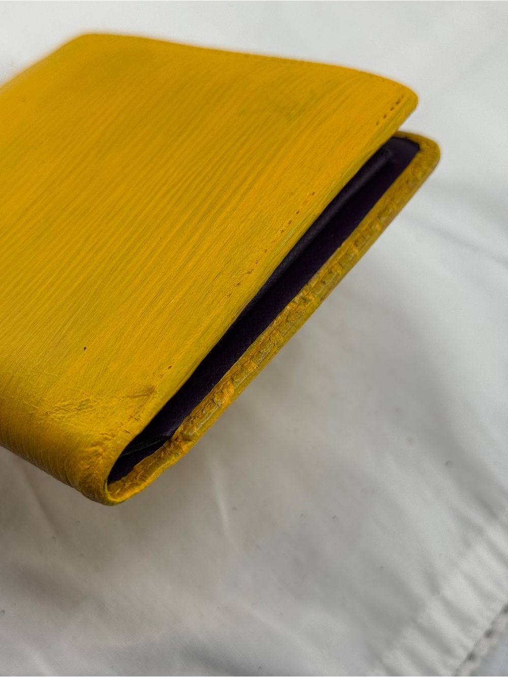 AUTHENTIC Louis Vuitton Marco Wallet. Yellow. - Picture 10 of 13